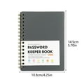 thumbnail image 3 of A6 Coil Password Book Small Password Book Organizer & Notebook Spiral Password Book With Alphabetical Tabs Password Notebook Organizer For Website Password Logbook For Easter Crafts for Toddlers, 3 of 6