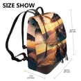 thumbnail image 2 of Balery Hawaiian Sunset Beach Mochila de Cuero para Mujeres, Gran Capacidad, Bolsa de Viaje Multifuncional, Mochila de Cuero y Bolsa de Hombro para Mujeres, 2 of 4