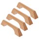 thumbnail image 1 of 4pcs muebles decorativos tira de manijas de madera Decoración del armario de la decoración de la manija, 1 of 6