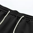 thumbnail image 5 of Yaoyar Mens Athletic Shorts Solid Color Workwear Shorts Outdoor Casual Multi Pocket Five Quarter Hiking Stretch Breathable Pants, 5 of 8