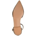 thumbnail image 6 of Journee Womens Reba Buckle Pointed Toe Ballet Flats, Widths Available, 6 of 10