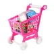 thumbnail image 1 of Juego de carrito de compras para niños, carrito de supermercado de juguete para niños, carrito de compras Rosa, 1 of 9