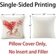 thumbnail image 2 of Coolmade Valentine Pillow Covers Valentines Day Decorations Throw Pillows Cases 18x18 Inche, 4Pack, 2 of 7