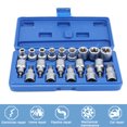 thumbnail image 5 of 19Pcs 1/2in Hex Star E Type Socket Set Bit Socket Kit Hand Car Repairing Tools, 5 of 5