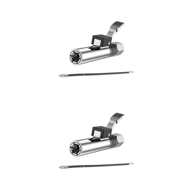 Kenally Acoplador de liberación de grasa Boquilla de bloqueo Ahorro de mano de obra para equipos de engrase Boquilla + manguera de 30 cm Boquilla 30cm Manguera 2piezas