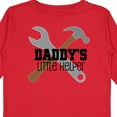 thumbnail image 4 of Inktastic Daddy's Little Helper Tool Set Boys Long Sleeve Toddler T-Shirt, 4 of 5