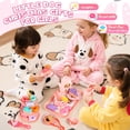 thumbnail image 6 of Freecat 42PCS Princess Tea Party Set for Little Girls, Pretend Play Toys for Girl 3-6 Years, Pink Dog Christmas Birthday Gift for Toddler Girls., 6 of 7