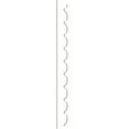 thumbnail image 3 of Ekena Millwork 47"H x 1/2"T Pandora PVC Adjustable Decorative Slat Wall Panel Kit, Unfinished (contains 16 Slats + 1 Straight Edge Starter Slat), 3 of 15
