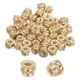 thumbnail image 1 of 46 Pcs Threaded Inserts, M2 Brass Heat Set Insert for 3D Printing, M2x4x3mm, 1 of 6