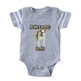 thumbnail image 1 of CafePress - Bulldog Dad - Cute Infant Baby Football Bodysuit, 1 of 1