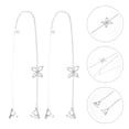 thumbnail image 4 of SHISUYAN 1 Pair Butterfly Rhinestone Bra Straps Adjustable Bra Straps Decorative Bra Chain Straps, 4 of 8