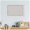 thumbnail image 6 of Amanti Art Grey Cork Board Framed Eva White Silver Narrow Bulletin Board 27 in. x 19 in., 6 of 7