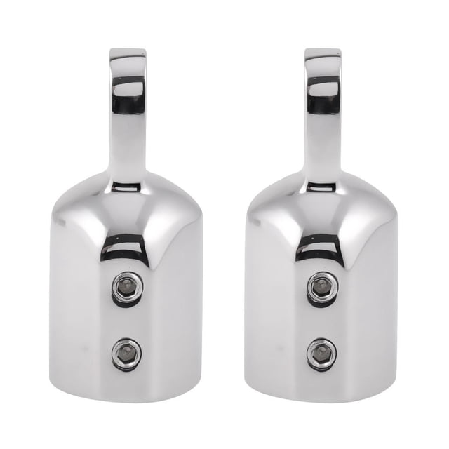 Almencla Bimini Embout Ajustement Supérieur / Matériel 7/8 Pouces Marine Acier Inoxydable 316, Ensemble de 2