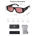 thumbnail image 5 of Lentes de Sol SOJOS Trendy Y2K Rectangulares Polarizados SJ2228, 5 of 5