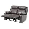 thumbnail image 5 of Glory Furniture Ward Reclining Loveseat in Dark Brown Color, 5 of 6