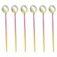 thumbnail image 1 of PCS Cucharas de café, Cucharas para revolver, Cucharas de té con mango largo, Cucharas para té helado, Cucharas largas para revolver, 1 of 5