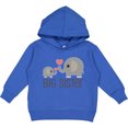 thumbnail image 2 of Inktastic Big Sister Elephant Toddler Hoodie, 2 of 4