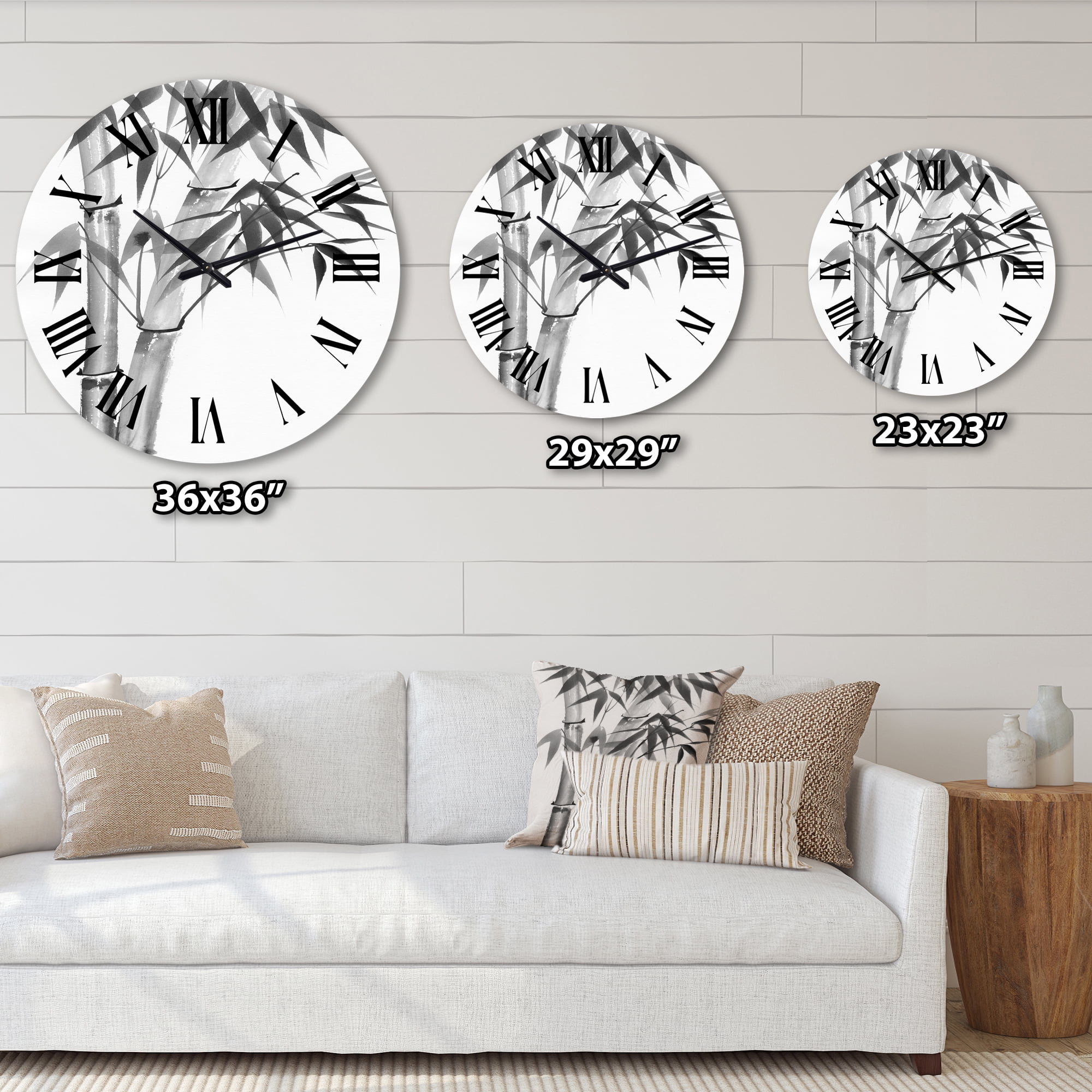 Designart 1 in Quartz Traditional Wall Clock