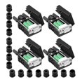 thumbnail image 1 of 4pcs Db9 Female Breakout Connector,db9 Solderless Rs232 D-sub Serial To 9-pin Port Terminal Adapter, 1 of 5