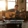 thumbnail image 3 of Fender FA-125 Dreadnought Acoustic Guitar - Natural w/ Hard Case, 3 of 9