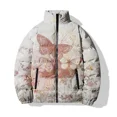 thumbnail image 4 of Ropa cómoda y cálida para hombre Chaquetas modernas y versátiles Abrigos para hombre con estampado personalizado de mariposas Impresión digital 3D, 4 of 4