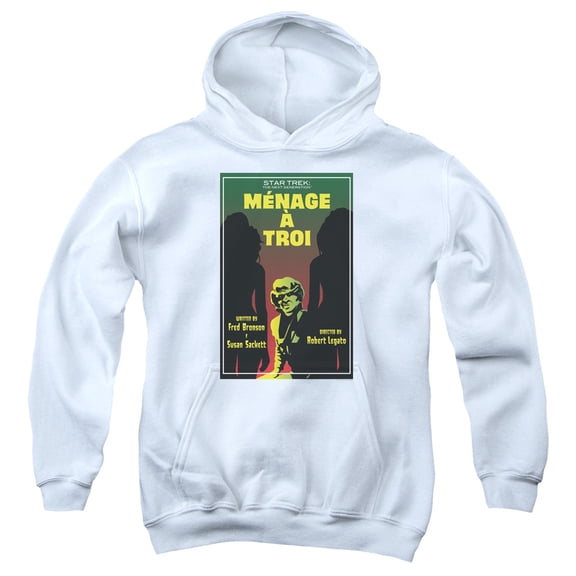 Star Trek - Tng Season 3 Episode 24 - Youth Hooded Sweatshirt - Medium