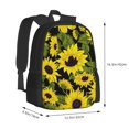 thumbnail image 2 of Balery Sunflowers In Vintage Backpack for Men and Women - Durable 600D Oxford Cloth -Large Capacity, Water-Resistant School, Travel, and Hiking Bag, 2 of 9