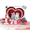 Cat, variant on WaaHome Pop Up Valentines Day Card - Romantic 3D Hedgehog Valentine Pop Up Card for Wife, Husband, Girlfriend, Boyfriend Handcrafted Valentine's Day Anniversary with Envelope & Note