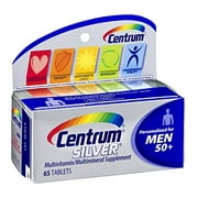 3 Pack Centrum Silver Multivitamin Supplement Tablets Men 50+, 65 Ct (195 Total)