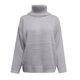 thumbnail image 2 of Gibobby Suéter de Punto Suéter tipo túnica de manga larga con cuello para mujer (Gris, M), 2 of 5
