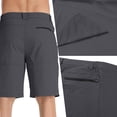 thumbnail image 5 of Men's Hiking Cargo Shorts Quick Dry Lightweight Summer Casual Shorts for Men Work Golf Outdoor 5 Pockets, M, 5 of 6