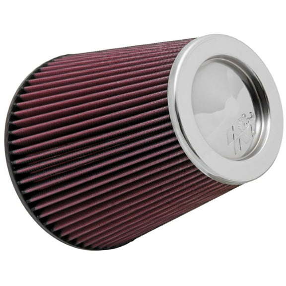 K&N Universal Clamp-On Air Filter: High Performance, Premium, Washable, Replacement Filter: Flange Diameter: 6 In, Filter Height: 8 In, Flange Length: 0.625 In, Shape: Round Tapered, RF-1044XD