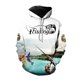 thumbnail image 3 of Nueva sudadera con capucha con estampado 3D de pesca salvaje para hombres, sudadera para entusiastas de la caza de peces, sudaderas de talla grande para hombres y mujeres, 3 of 5