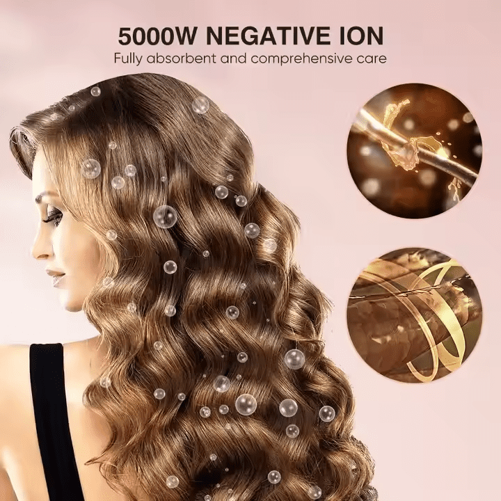 2025 latest New Hair Straightener & Curler Set: Automatic Curling Iron for Salon-Worthy Waves