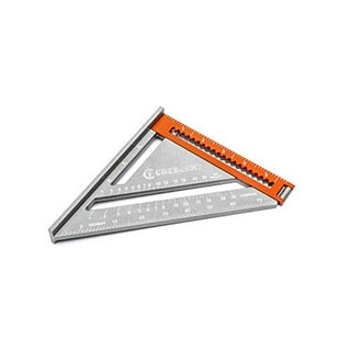 SEEKFUNNING Mini Framing Ruler Measuring Layout Tool Stainless Steel Square  Right Angle Ruler Precision for Building Framing Gauges Ruler 5*10CM