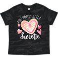 thumbnail image 3 of Inktastic Pop Pop's Little Sweetie with Pink Heart Cookie Boys or Girls Toddler T-Shirt, 3 of 5