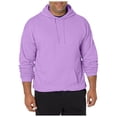 thumbnail image 4 of kamemir Mens Oversized Hoodie Mens Workout Hoodie,Long Sleeve Lightweight Pullover Hooded Sweatshirt with Pocket(Purple,XL), 4 of 4