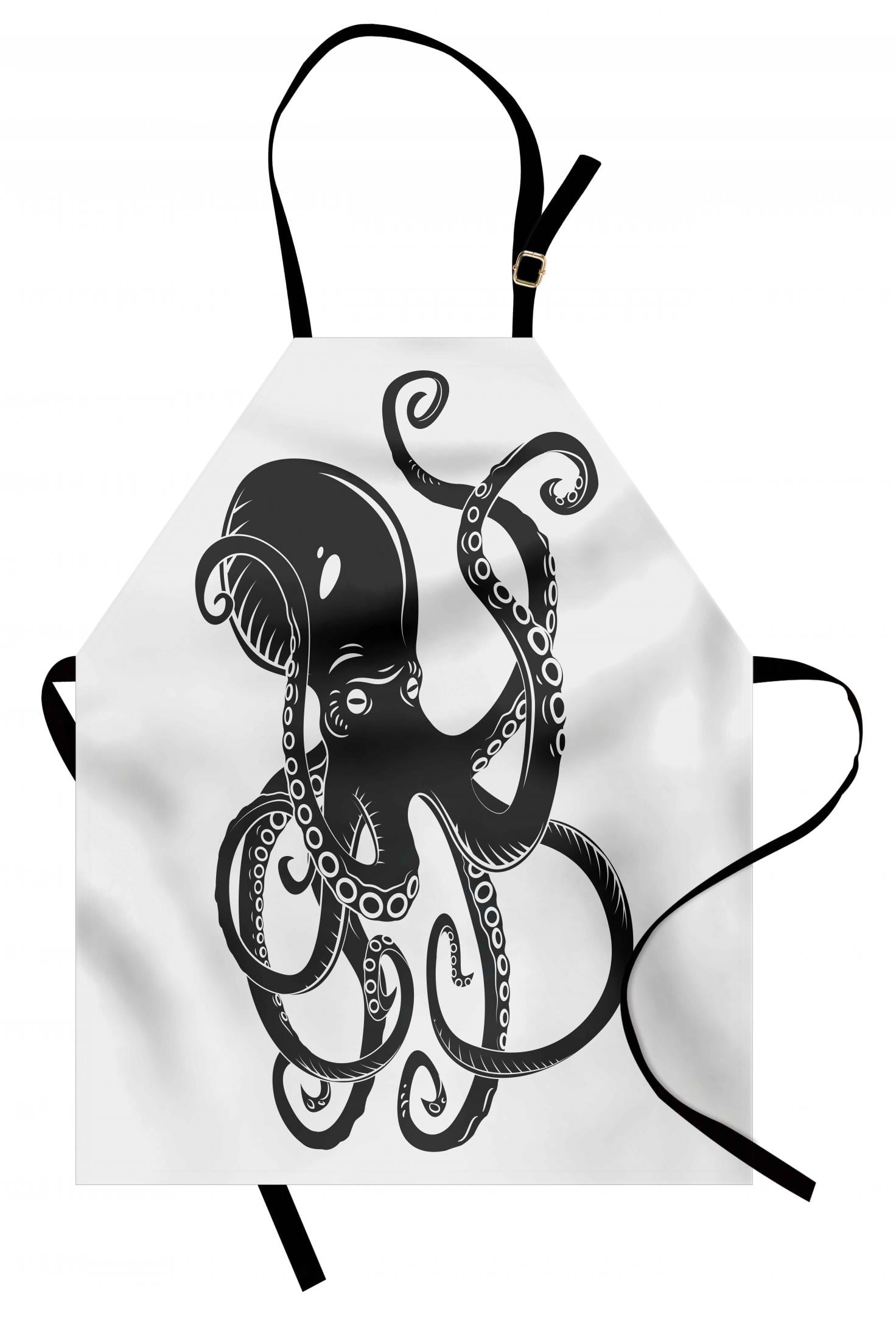 Octopus Apron Black Danger Cartoon Octopus Characters With Curling Tentacles Swimming Underwater Art Unisex Kitchen Bib Apron With Adjustable Neck For Cooking Baking Gardening Black By Ambesonne Walmart Com Walmart Com,Data Entry At Home Jobs Australia