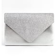 thumbnail image 2 of Women Sequins Evening Clutch Envelope Flap Handbag Chain Strap Crossbody Bag, 2 of 6