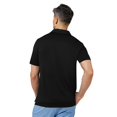thumbnail image 7 of Mens Polo Shirt Quick Dry Short Sleeve Golf Business Casual Top Breathable Pique Knit T-Shirt for Sports Work Out Summer Black L, 7 of 7