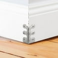 thumbnail image 6 of ABPETE Corner Protectors, Vintage Decorative Metal Corner Protectors for Furniture Wall, Floor Stair Corner Dust Guards, Retro Right Angle Bracket Box Edge (White, 2 Set), 6 of 8