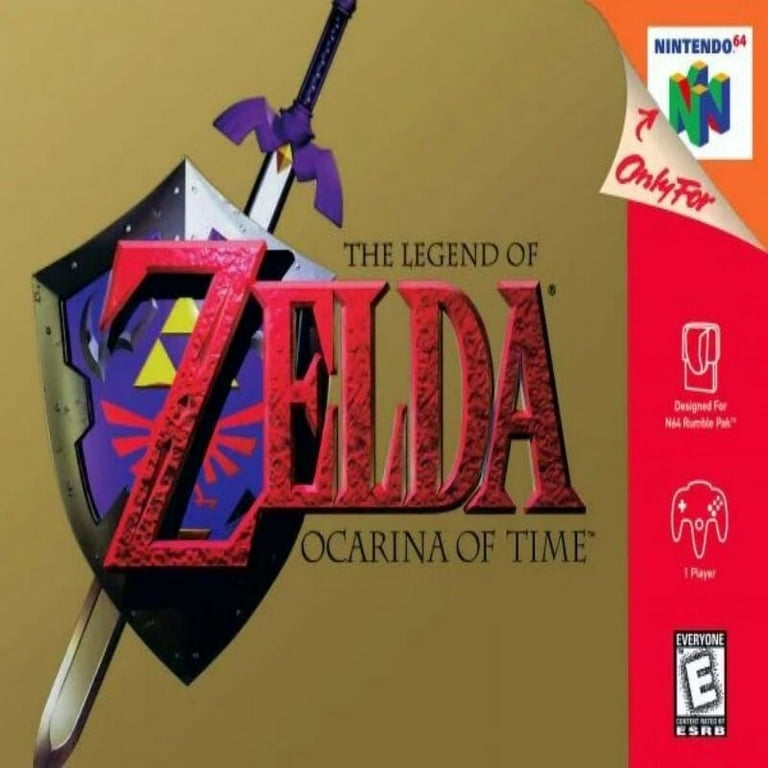 Legend of Zelda Ocarina Of Time N64 BOX ART Premium POSTER MADE IN USA -  N64024
