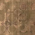 thumbnail image 1 of Ahgly Company Indoor Square Oriental Brown Industrial Area Rugs, 6' Square, 1 of 4