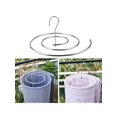 thumbnail image 1 of 1pc Rotating Drying Rack Round Spiral Quilt Sheets Hanger Blanket Hanger Stainless Steel Outdoor Home Balcony Hanger Save Space, 1 of 5