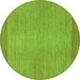 thumbnail image 1 of Ahgly Company Indoor Round Abstract Green Modern Area Rugs, 3' Round, 1 of 4
