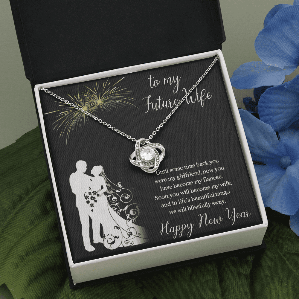 Personalized To My Future Wife Necklace From Husband My Love Fiancee Wife  Birthday Anniversary Valentines Day Christmas Customized Gift Box Message  Card - Teecentury.com