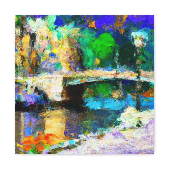 Vibrant Brightly Chopped - Canvas