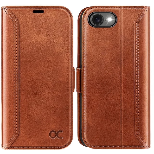 Funda tipo cartera OCASE compatible con iPhone 16e 6.1" 2025