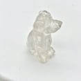 thumbnail image 4 of Clear Quartz Dog Animal Figurine/Worry Stone |  | Clear | 1 Figurine, 4 of 12