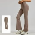 thumbnail image 3 of Top-kevin Unissue Hugcurve No Front Seam Flare Leggings 31", 3 of 7